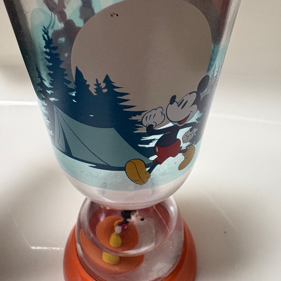 Disney Mickey orange Plastic Adventures Drinking Cup with Lid - Picture 8 of 11